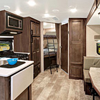 Rockwood Mini Lite Travel Trailer Interior May Show Optional Features. Features and Options Subject to Change Without Notice.