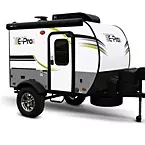Flagstaff E-Pro 12SRK Travel Trailer Exterior May Show Optional Features. Features and Options Subject to Change Without Notice.