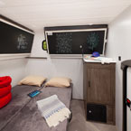  	29VBUD bunk room May Show Optional Features. Features and Options Subject to Change Without Notice.