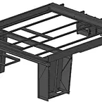 Rhino Box upper deck
chassis innovation and
pin box design allows for
additional floor space and a
more robust front beam. May Show Optional Features. Features and Options Subject to Change Without Notice.