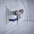 Shower Miser Water System Saver (Travel Trailers) May Show Optional Features. Features and Options Subject to Change Without Notice.