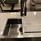 Solid Surface Sink Cover May Show Optional Features. Features and Options Subject to Change Without Notice.