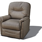 Swivel Rocker Recliner where
applicable. Fabric to match. May Show Optional Features. Features and Options Subject to Change Without Notice.