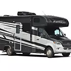Forester MBS Class C Motorhome (Optional Obsidian Full Body Paint Shown) May Show Optional Features. Features and Options Subject to Change Without Notice.