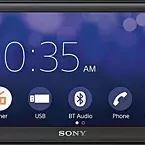 The Sony touch screen in-dash stereo system
pairs up with your smart phone for access to Apple
CarPlay/Android Play GPS and other applications. May Show Optional Features. Features and Options Subject to Change Without Notice.