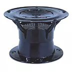 This holding tank vent cap
eliminates odors and gases from
the holding tanks and exhausts
them out the roof, without the
use of costly chemicals. May Show Optional Features. Features and Options Subject to Change Without Notice.
