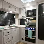 Rear Kitchen May Show Optional Features. Features and Options Subject to Change Without Notice.
