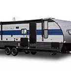 Cherokee Grey Wolf Travel Trailers May Show Optional Features. Features and Options Subject to Change Without Notice.