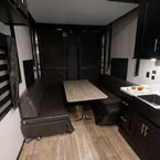 Cargo Area with Dinette Set Up (Black Label) May Show Optional Features. Features and Options Subject to Change Without Notice.