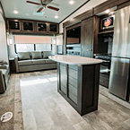 Interior Living w/Kitchen Island May Show Optional Features. Features and Options Subject to Change Without Notice.