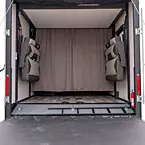 Hyperlite has redefi ned what a Travel Trailer Toy Hauler should look and feel like. Our 2021 exteriors feature
UV resistant Gel-Coated fi berglass with aluminum framing, fully enclosed "Body-Armor" underbelly, and full
LED taillights to name a few. These spacious garages and interiors provide maximum space. May Show Optional Features. Features and Options Subject to Change Without Notice.