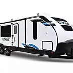 Vibe Travel Trailer Exterior May Show Optional Features. Features and Options Subject to Change Without Notice.