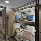 Additional sleeping area with a mid-bunk area. May Show Optional Features. Features and Options Subject to Change Without Notice.