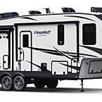 Flagstaff Classic Fifth Wheel Exterior (Optional White Fiberglass) May Show Optional Features. Features and Options Subject to Change Without Notice.