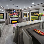 Flagstaff Classic Travel Trailer Interior (832FLSB Shown) May Show Optional Features. Features and Options Subject to Change Without Notice.