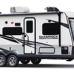 Flagstaff Shamrock Hybrid Travel Trailer Exterior (Tent Bed Ends Open) May Show Optional Features. Features and Options Subject to Change Without Notice.