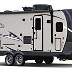 Flagstaff Micro Lite Travel Trailer Exterior (Standard Champagne Fiberglass) May Show Optional Features. Features and Options Subject to Change Without Notice.