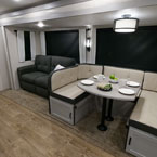 Booth dinette May Show Optional Features. Features and Options Subject to Change Without Notice.