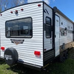 Wildwood X-Lite 24RLXL Rear 3/4 Door Side View May Show Optional Features. Features and Options Subject to Change Without Notice.