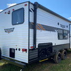 Wildwood X-Lite 261BHXL Rear 3/4 Door Side View May Show Optional Features. Features and Options Subject to Change Without Notice.