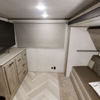 Bunkroom with television May Show Optional Features. Features and Options Subject to Change Without Notice.