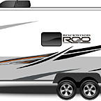 2022 Rockwood Roo Travel Trailer Exterior Road Side Profile May Show Optional Features. Features and Options Subject to Change Without Notice.