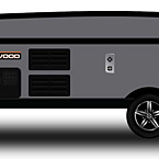 2022 Rockwood Freedom Tent Camper Pop-Up Trailer Exterior Road Side Profile May Show Optional Features. Features and Options Subject to Change Without Notice.