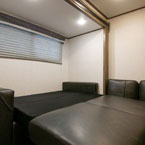 Bunkroom with couch converted to bed May Show Optional Features. Features and Options Subject to Change Without Notice.