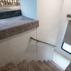 Loft stairway May Show Optional Features. Features and Options Subject to Change Without Notice.