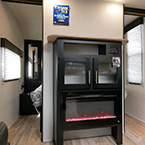 Entertainment Area Plus Fireplace May Show Optional Features. Features and Options Subject to Change Without Notice.