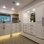 Kitchen storage space May Show Optional Features. Features and Options Subject to Change Without Notice.
