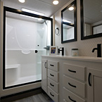 Front Bathroom May Show Optional Features. Features and Options Subject to Change Without Notice.