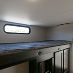 Bunk Room - Bunk Above Storage May Show Optional Features. Features and Options Subject to Change Without Notice.