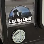 Dog Leash Link Clip.
 May Show Optional Features. Features and Options Subject to Change Without Notice.