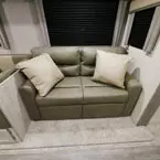 Sofa with Two Decorative Pillows.
 May Show Optional Features. Features and Options Subject to Change Without Notice.