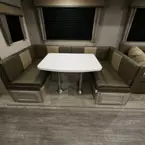 U-Shaped Dinette.
 May Show Optional Features. Features and Options Subject to Change Without Notice.