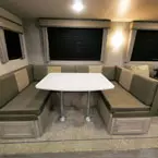 U-Shaped Dinette.
 May Show Optional Features. Features and Options Subject to Change Without Notice.