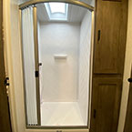 Bathroom shower May Show Optional Features. Features and Options Subject to Change Without Notice.
