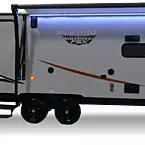 Wildwood FSX Travel Trailer Toy Hauler Exterior May Show Optional Features. Features and Options Subject to Change Without Notice.