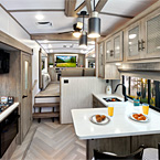 Salem Hemisphere Elite Series Fifth Wheel Interior (36FL) May Show Optional Features. Features and Options Subject to Change Without Notice.