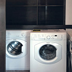 Optional side-by-side washer and dryer. May Show Optional Features. Features and Options Subject to Change Without Notice.