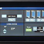 Clean, Simple Interfaces
This coach is powered by
Firefly Integrations with
advanced electrical automation.
Firefly specializes in
developing simple interfaces
for total system control. May Show Optional Features. Features and Options Subject to Change Without Notice.