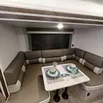 U-shaped dinette May Show Optional Features. Features and Options Subject to Change Without Notice.