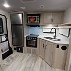 Rear Kitchen May Show Optional Features. Features and Options Subject to Change Without Notice.
