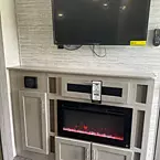 Standard 39" Flat Screen LED TV, Standard 30" Electric Fireplace, cabinets, JBL Surround 
 May Show Optional Features. Features and Options Subject to Change Without Notice.