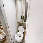 Toilet and storage May Show Optional Features. Features and Options Subject to Change Without Notice.
