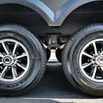 Aluminum wheels with EZ-lube hubs May Show Optional Features. Features and Options Subject to Change Without Notice.