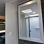 Bathroom Mirror May Show Optional Features. Features and Options Subject to Change Without Notice.