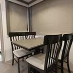Free standing dinette May Show Optional Features. Features and Options Subject to Change Without Notice.
