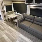 Slideout with free-standing dinette and sofa May Show Optional Features. Features and Options Subject to Change Without Notice.
